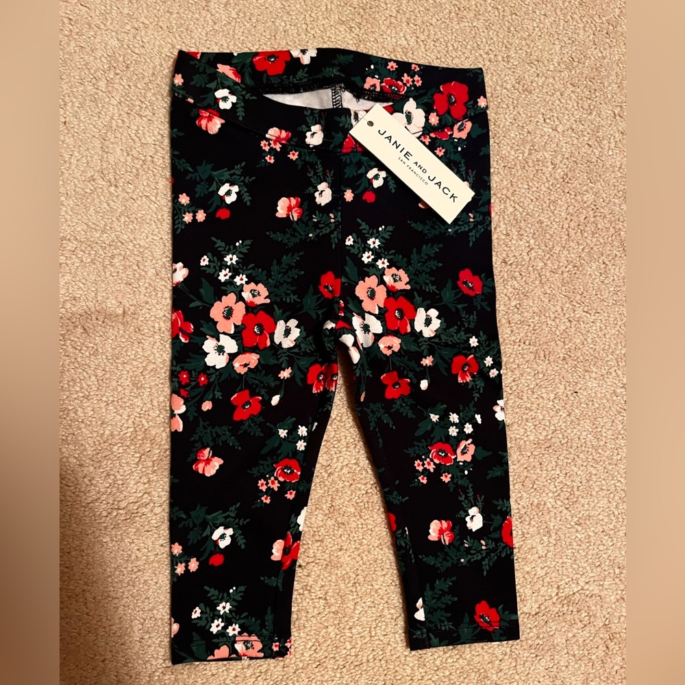 Janie and Jack baby girl leggings